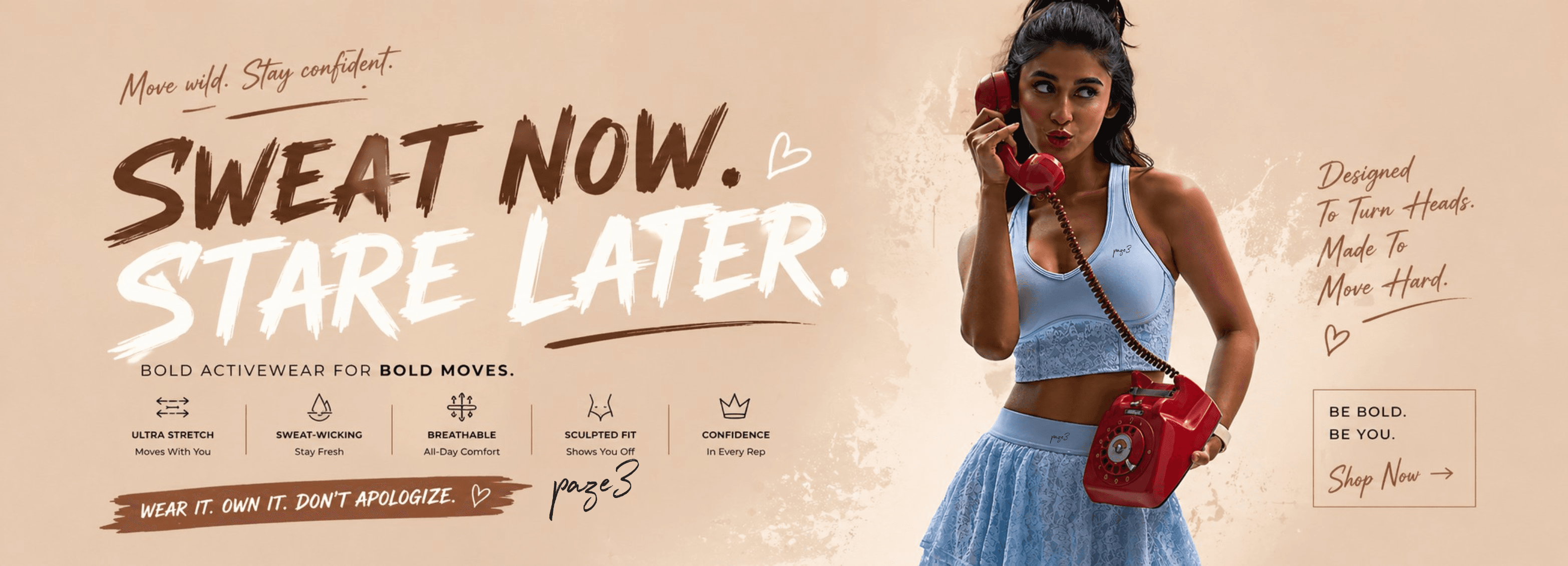 Built for movement — Women's activewear